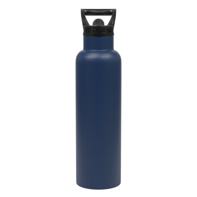 FIFTY/FIFTY - 21oz Vacuum Insulated Bottle with Straw Cap - Navy