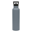 FIFTY/FIFTY - 21oz Vacuum Insulated Bottle with Straw Cap - Grey