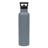 FIFTY/FIFTY - 21oz Vacuum Insulated Bottle with Straw Cap - Grey