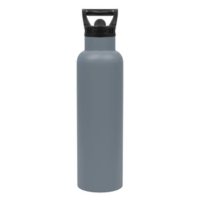 FIFTY/FIFTY - 21oz Vacuum Insulated Bottle with Straw Cap - Grey