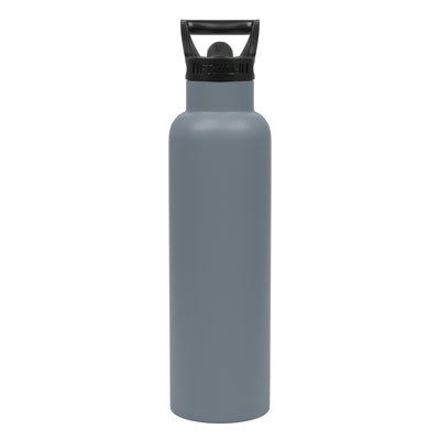 FIFTY/FIFTY - 21oz Vacuum Insulated Bottle with Straw Cap - Grey
