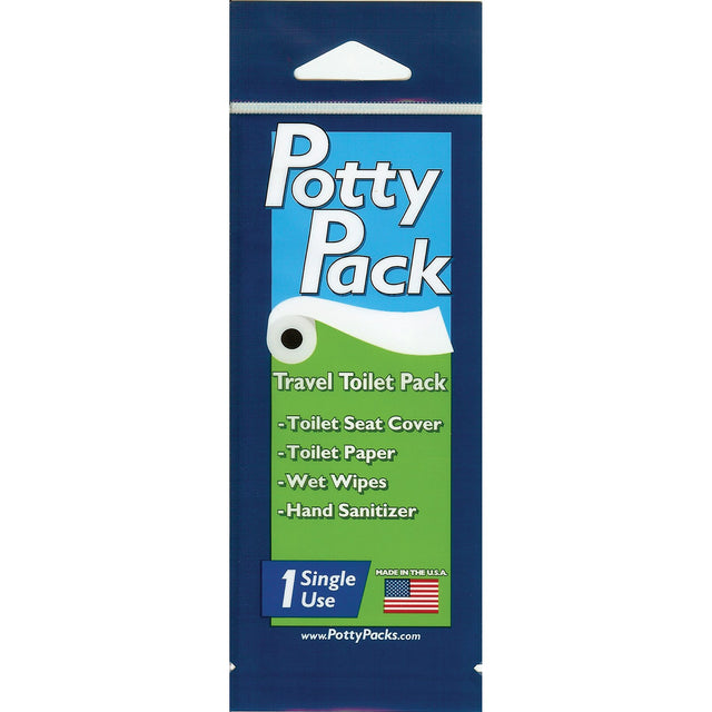 POTTY PACK - Single-Use Travel Toilet Kit