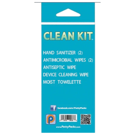 POTTY PACKS - Clean Kit with Sanitizer and Wipes — view 2
