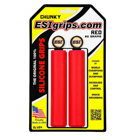 ESI - Chunky Red Bike Grip