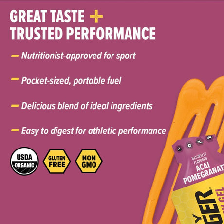 HONEY STINGER - Organic Gel Acai & Pomegranate