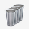 Klean Kanteen - 16oz Stainless Steel Pint Cup 4 Pack - Brushed