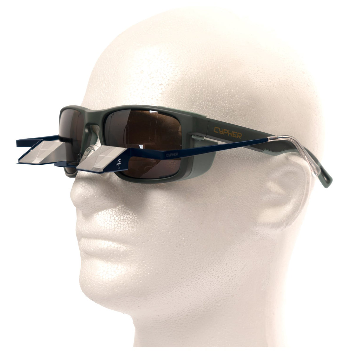 CYPHER - Steel Frame Belay Glasses - Sapphire