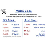 BEARHANDS - Youth Mittens S Fuchsia — view 5