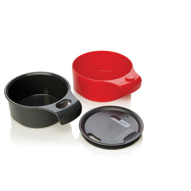 HUMANGEAR - CupCup 16oz Charcoal/Red