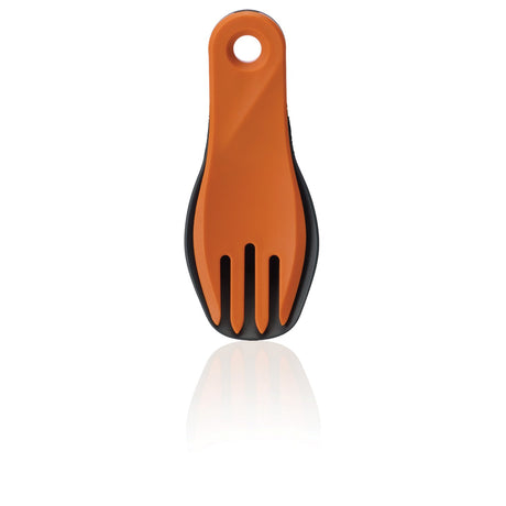 HUMANGEAR - GoBites Bio Spin Fork and Spoon - Gray/Orange