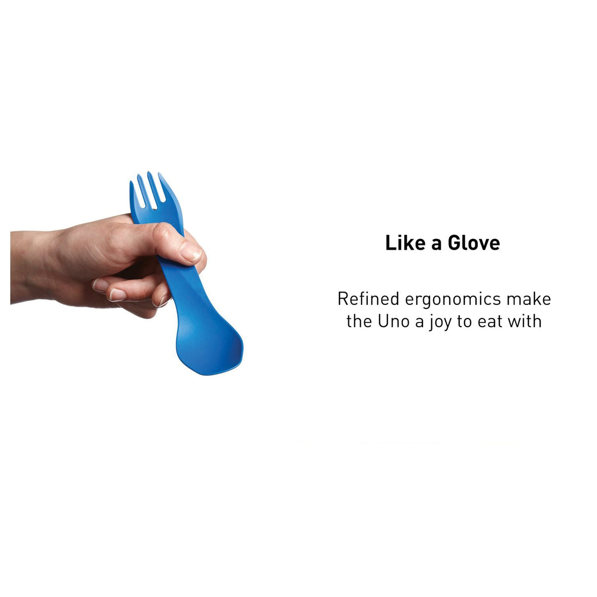 HUMANGEAR - GoBites Bio Uno Fork and Spoon - Dark Blue