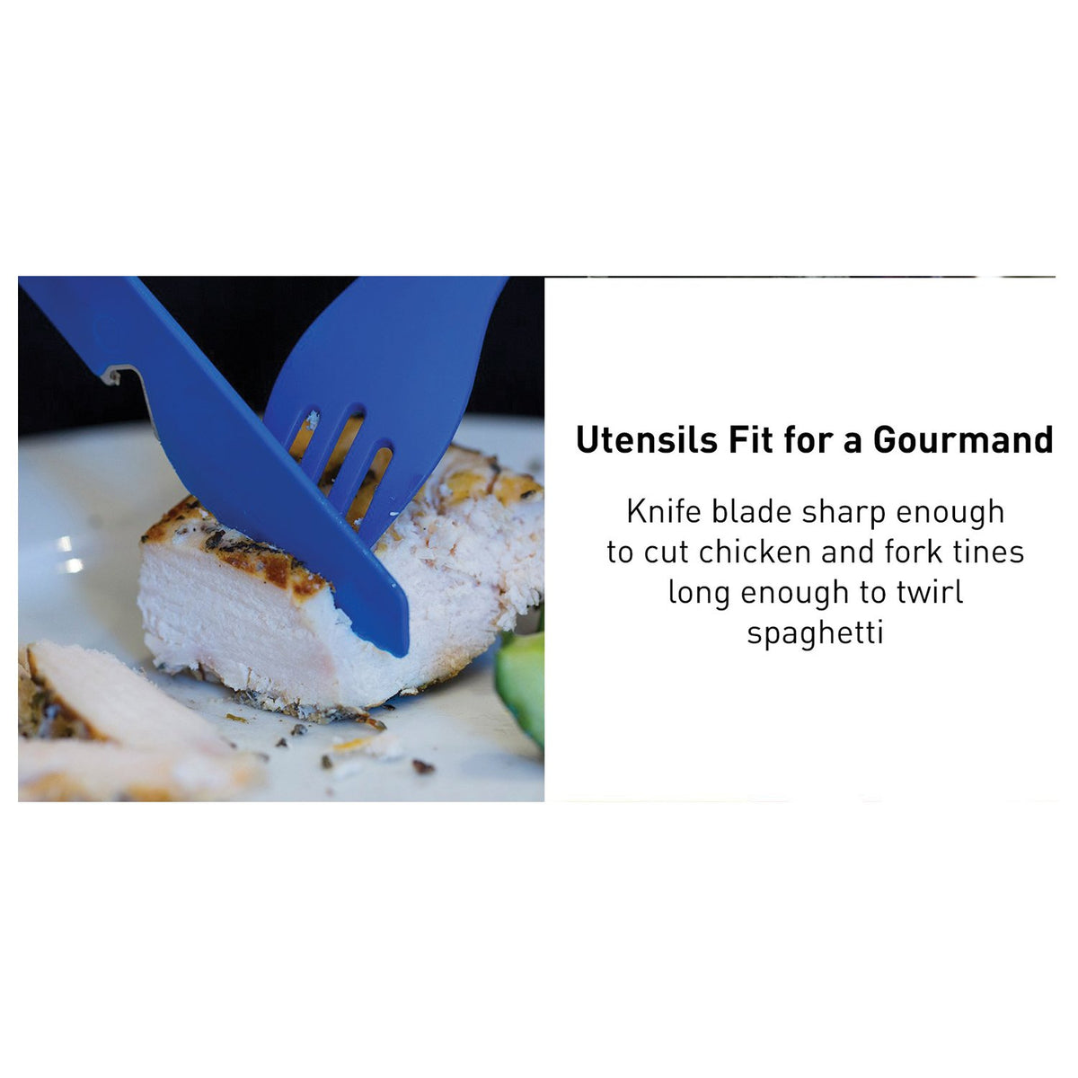 HUMANGEAR - GoBites Bio Knife/Fork/Spoon Set - Blue