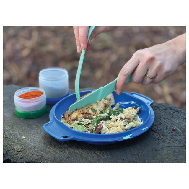 HUMANGEAR - GoKit+ Light Charcoal/Blue Mess Kit