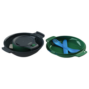 HUMANGEAR - GOKIT+ Deluxe Mess Kit - Charcoal/Green