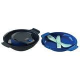 HUMANGEAR - GOKIT+ Deluxe Mess Kit in Charcoal/Blue