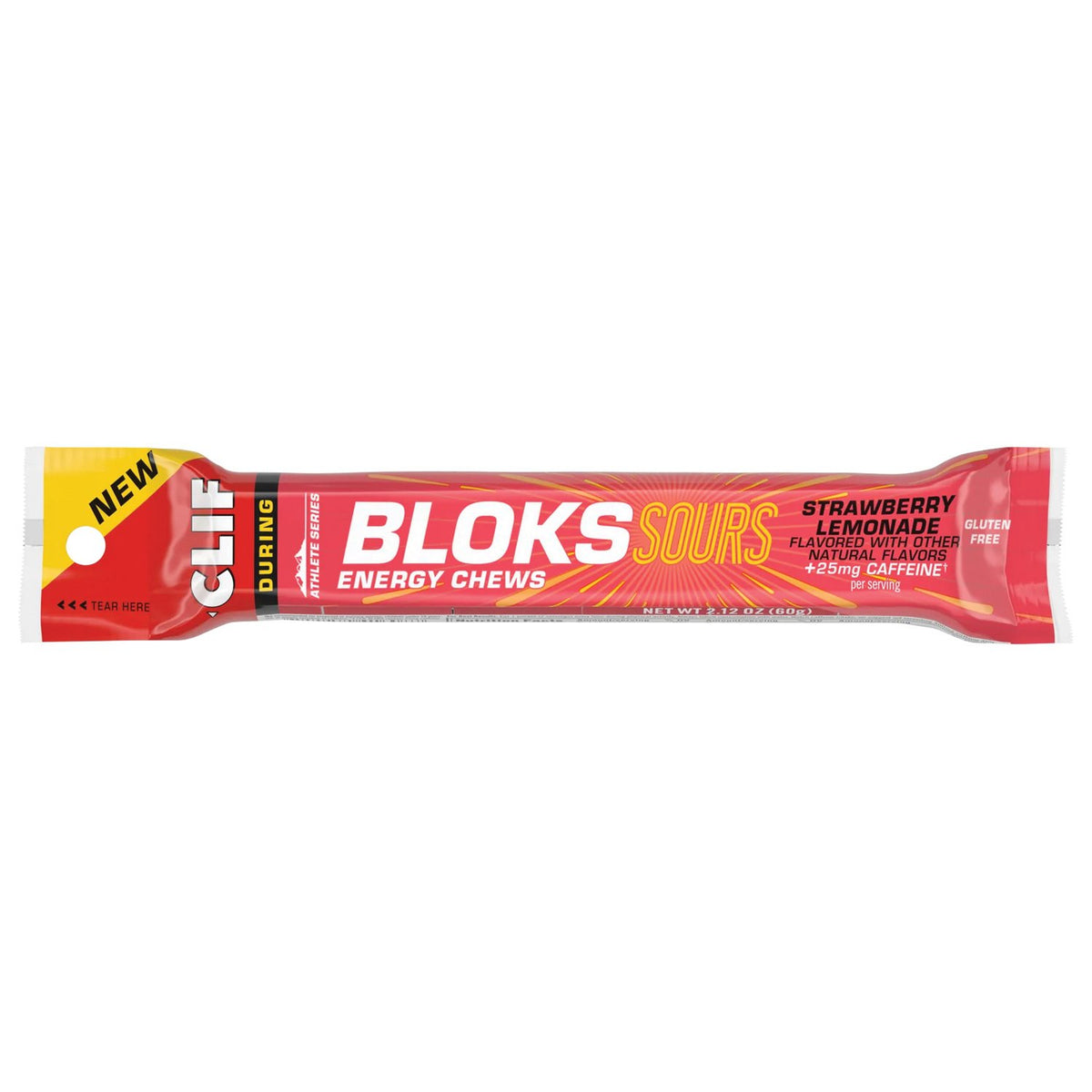 CLIF BAR - SHOT BLOKS Sours Strawberry Lemonade