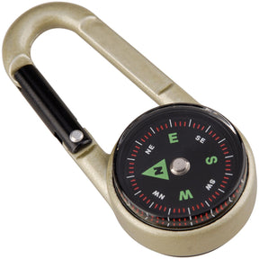 MUNKEES - Carabiner Compass with Thermometer