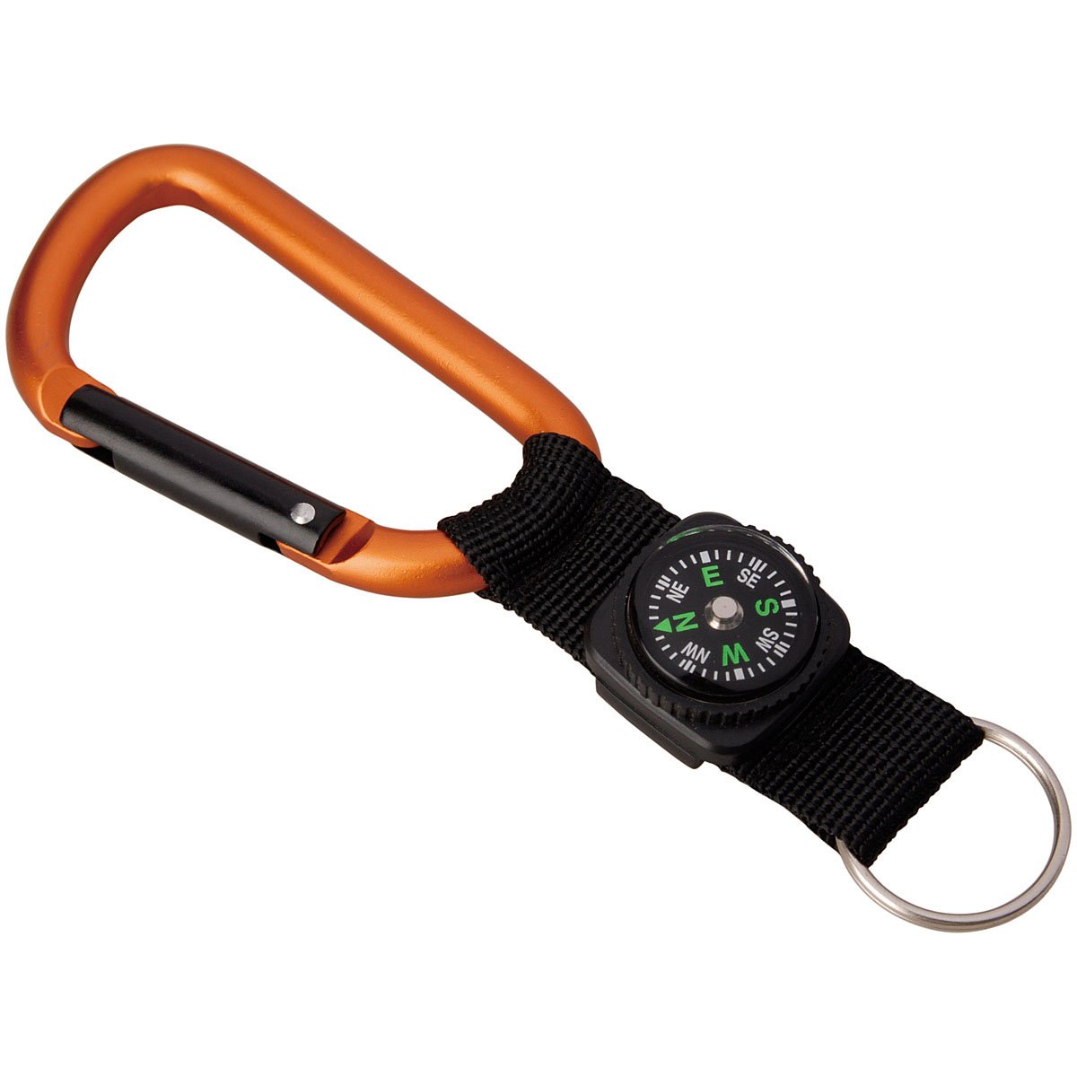 Munkees - 8 mm Carabiner with Compass Strap