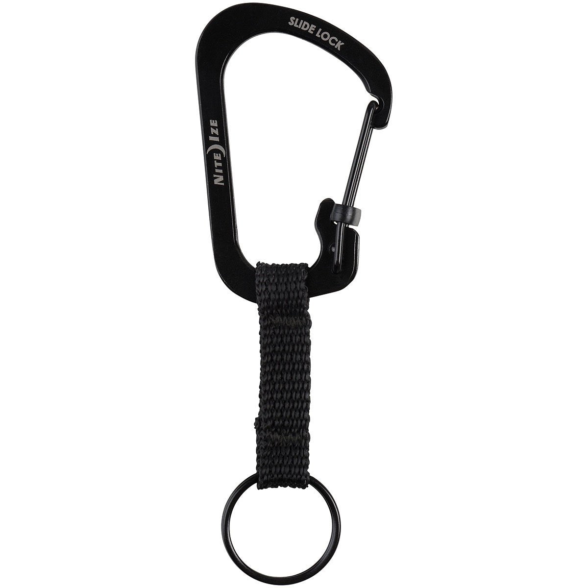 NITE IZE - SlideLock Key Ring Black