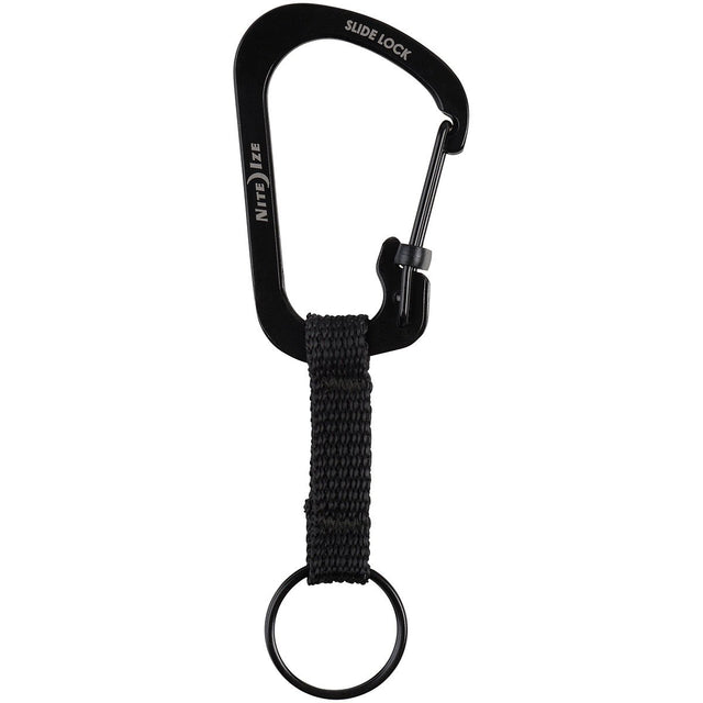 NITE IZE - SlideLock Key Ring Black