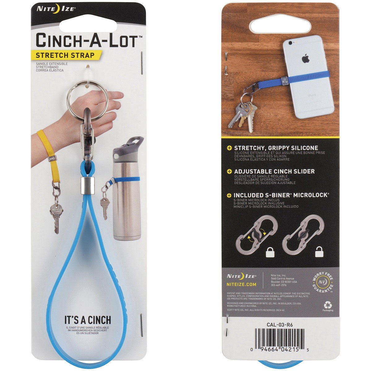 NITE IZE - CINCH-A-LOT Stretch Strap Blue