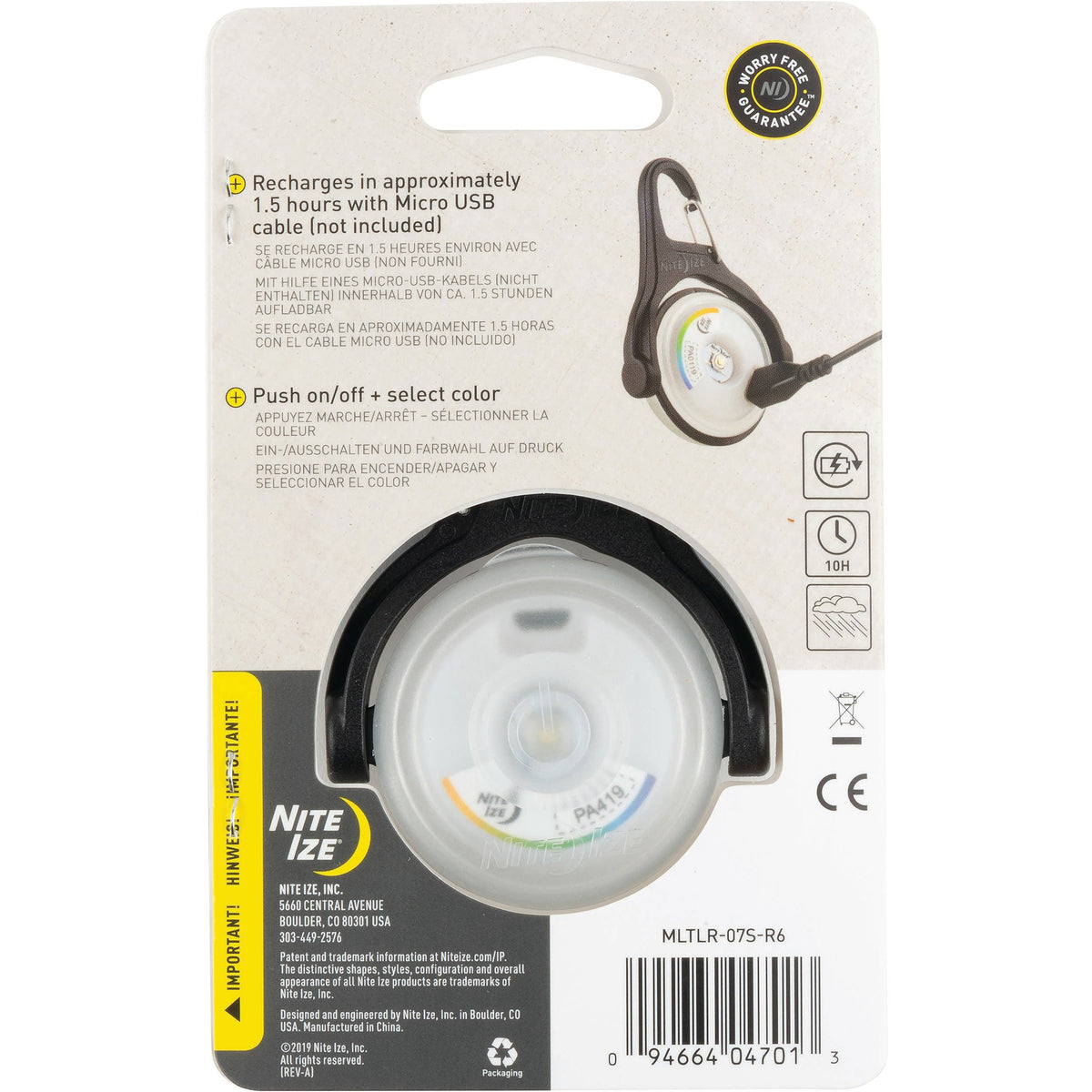 NITE IZE - Radiant Micro Lantern Rechargeable
