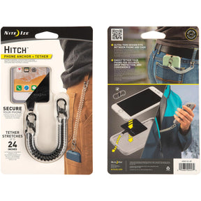NITE IZE - Hitch Phone Anchor and Tether - Black