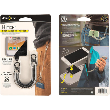 NITE IZE - Hitch Phone Anchor and Tether - Black