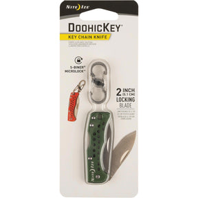 NITE IZE - DoohicKey Knife with Green Aluminum Body