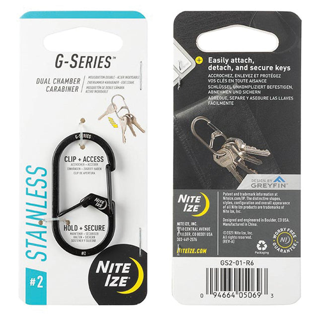 NITE IZE - G-Series Carabiner #2 - Black
