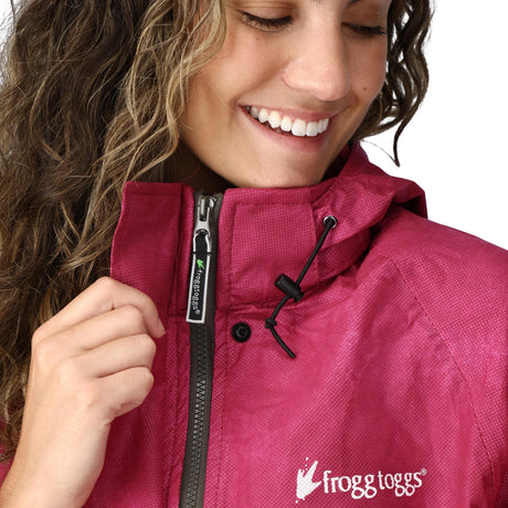 FROGG TOGGS - Women's Pro Action Jacket Cherry Small — view 3