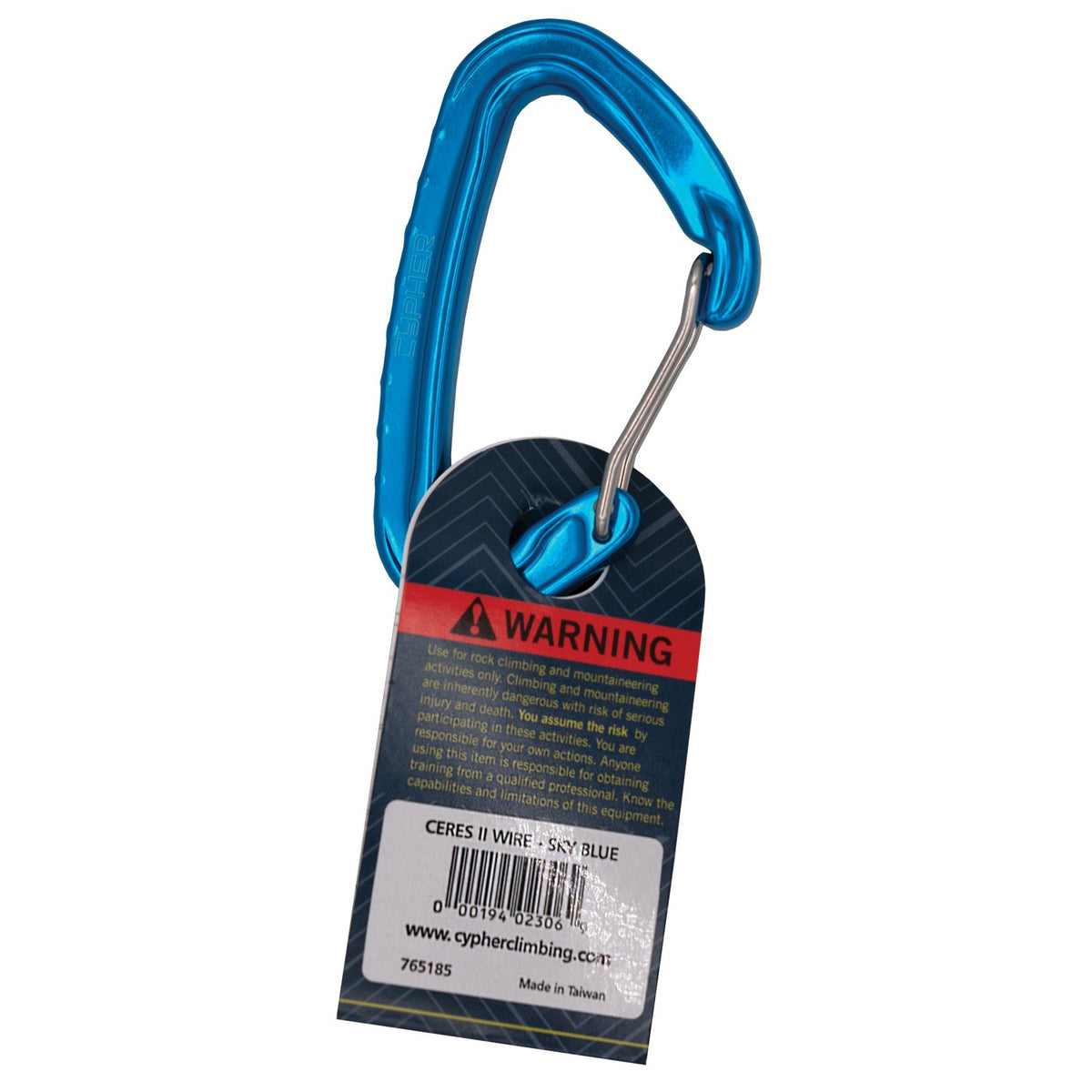 CYPHER - Ceres II Wire Carabiner - Sky Blue