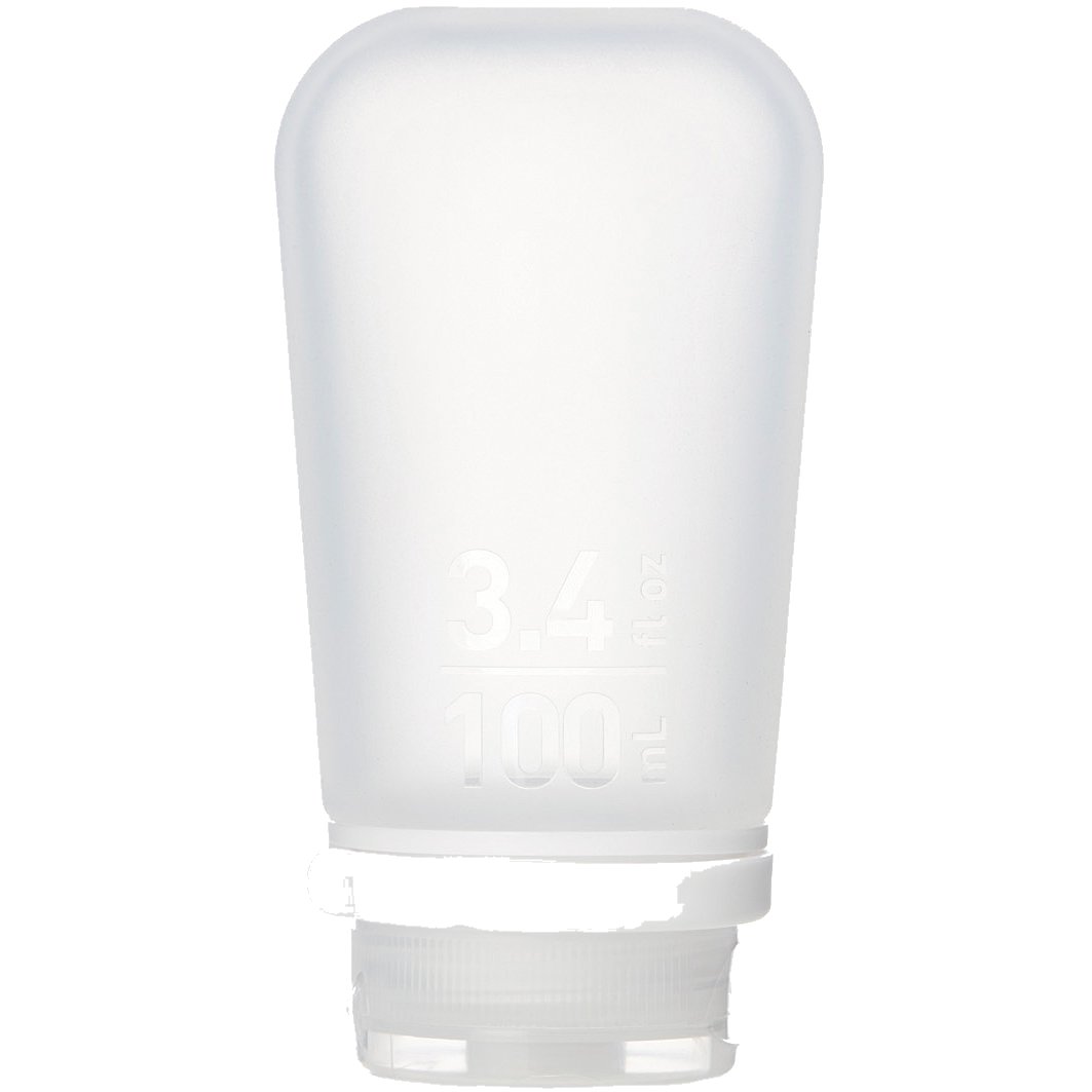 HUMANGEAR - GoToob+ Large Clear Silicone Travel Bottle