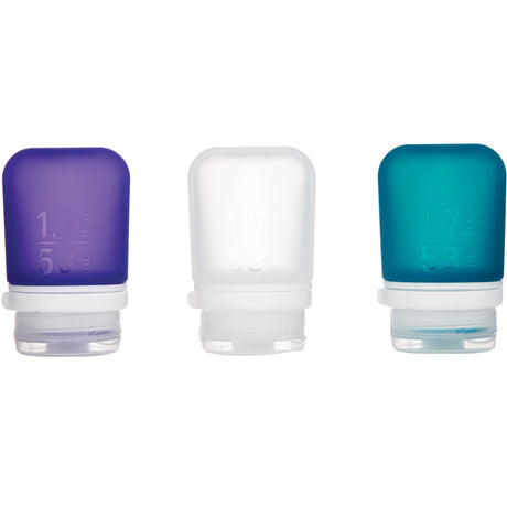 HUMANGEAR - GoToob+ 3-Pack Clear/Purple/Teal