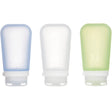 HUMANGEAR - GoToob+ 3-Pack Large - Clear/Green/Blue
