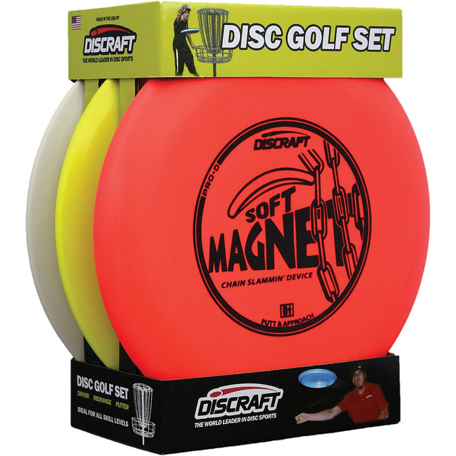 DISCRAFT - Beginner Golf Set with Driver, Midrange, Putter
