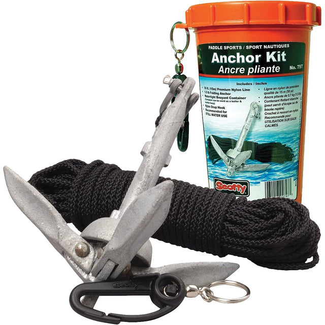 SCOTTY - Folding 1.5lb Anchor Kit for Still Water