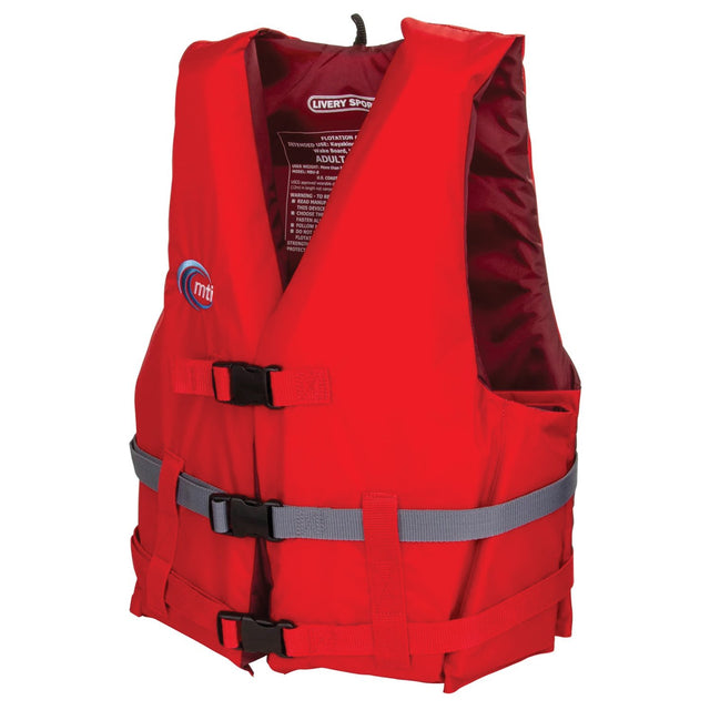 MUSTANG SURVIVAL - Livery Sport Foam Vest Red XS-S