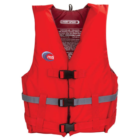 Mustang Survival - Livery Sport Foam Vest Red XL-XXL — view 2