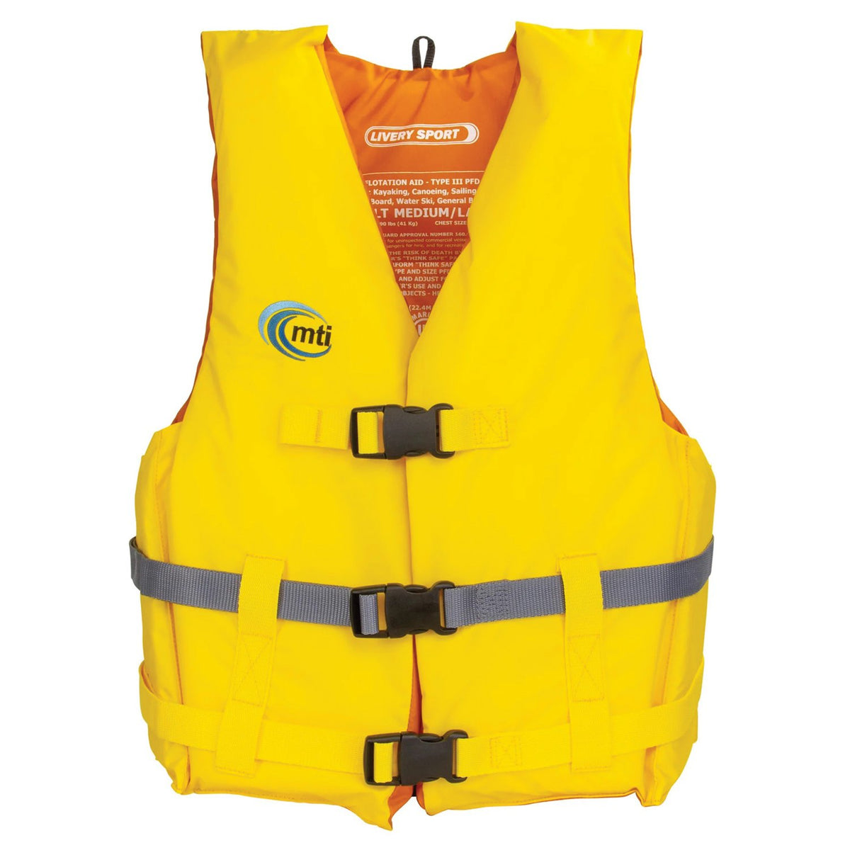 Mustang Survival - Livery Sport Life Jacket Yellow XL-XXL — view 2