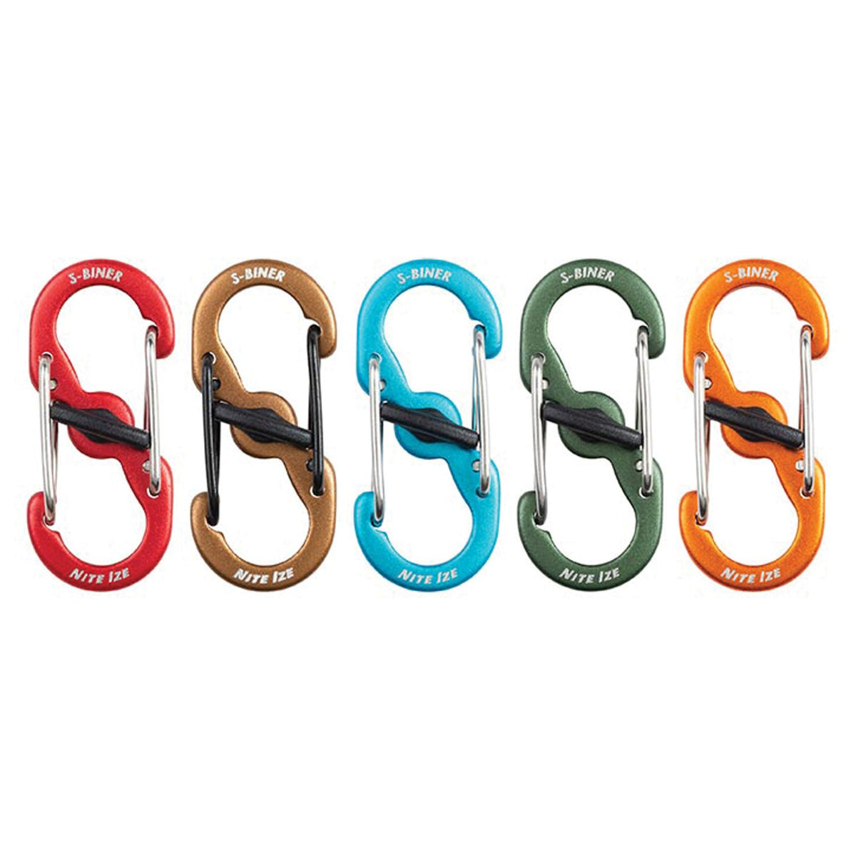 NITE IZE - S-Biner MicroLock 5-Pack Assorted Colors