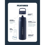 LifeStraw - Go Series Stainless Steel Water Bottle 18oz — view 9