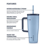 LifeStraw - Go Series Stainless Steel Tumbler with Handle 24oz — view 7