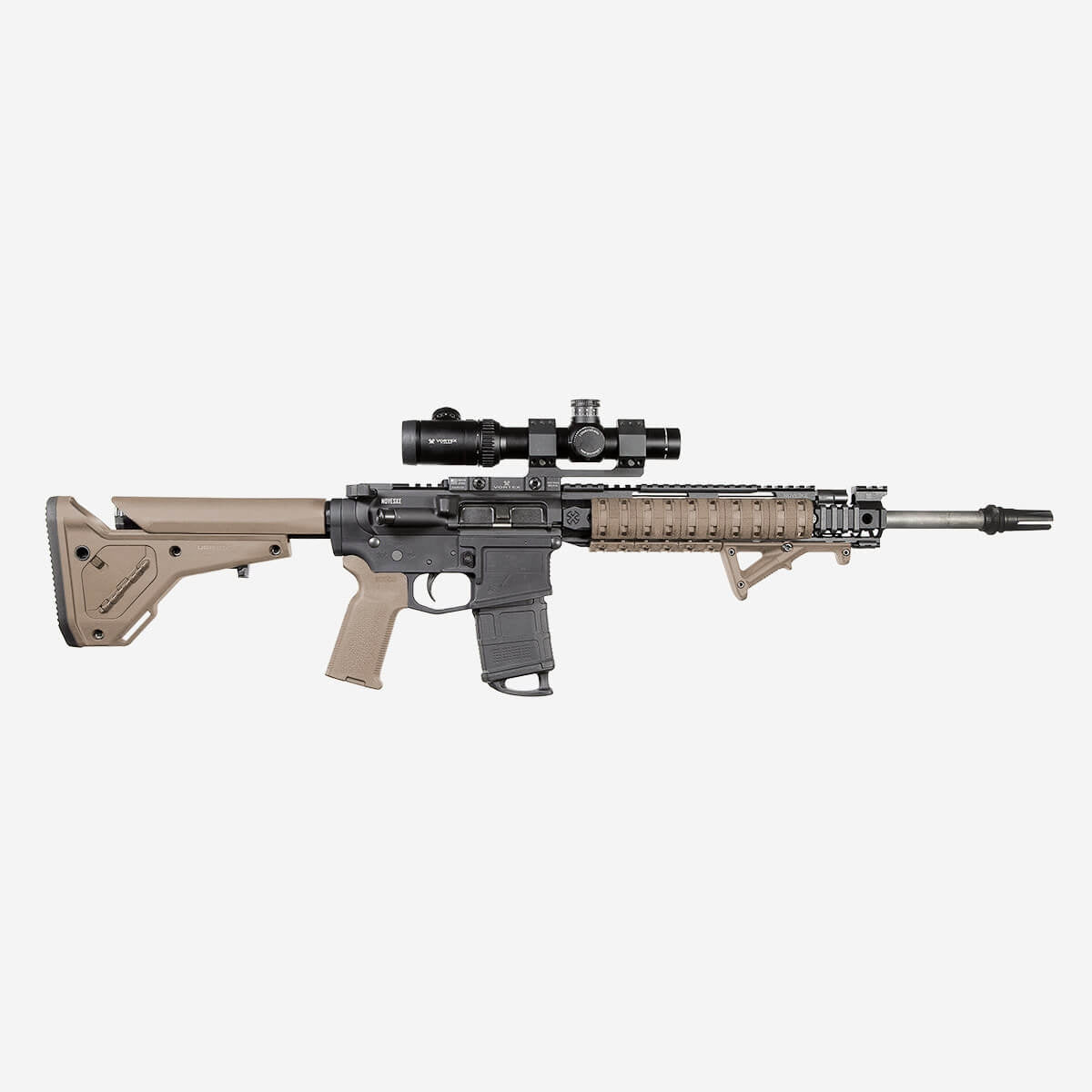 Magpul - UBR Gen 2, Utility/Battle Rifle Adjustable Carbine Stock, Buffer Tube Included, Fits AR15/M4/AR10/SR25