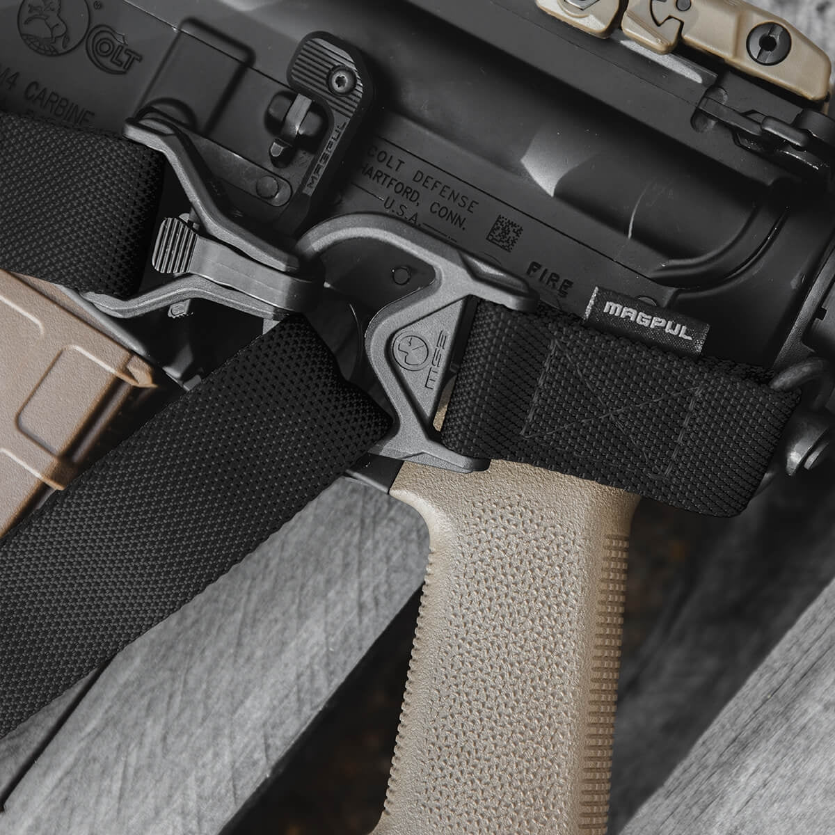 Magpul - MS3 Single QD Sling GEN2, QD Rear Attachment + Paraclip