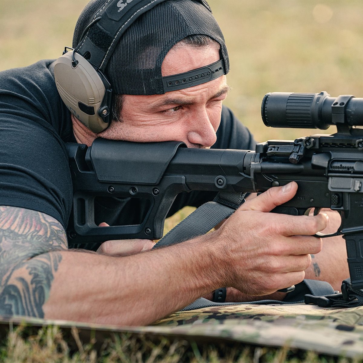 Magpul - PRS Lite Stock Precision Adjustable Polymer - Black