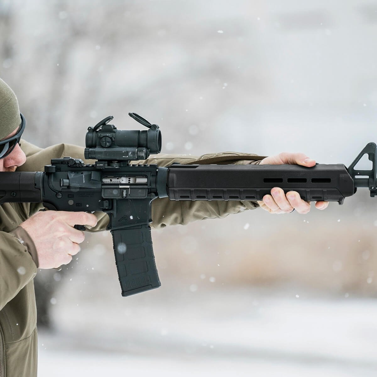 Magpul - MOE M-LOK Hand Guard Rifle-Length Tactical Accessory - Black