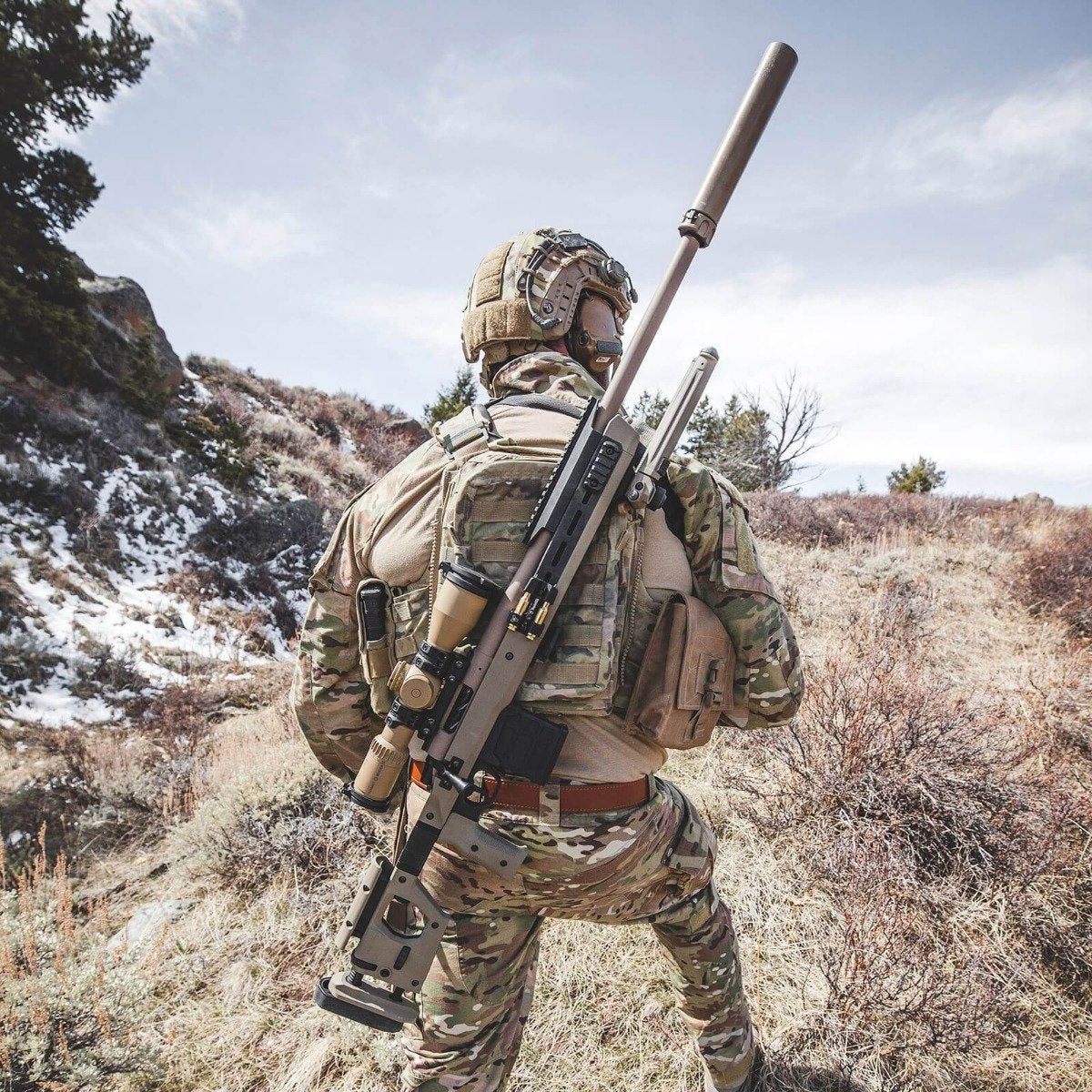 Magpul - Pro 700 Folding Stock Remington 700 Short Action - Flat Dark Earth