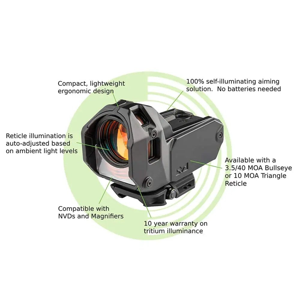 Meprolight - MEPRO M22 Red-Dot Sight, 3.5/40 MOA Bullseye