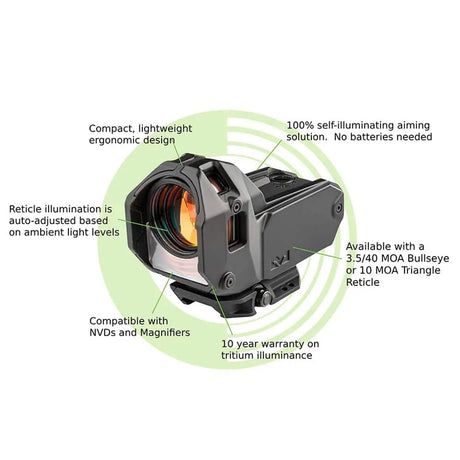 Meprolight - MEPRO M22 Red-Dot Sight, 3.5/40 MOA Bullseye